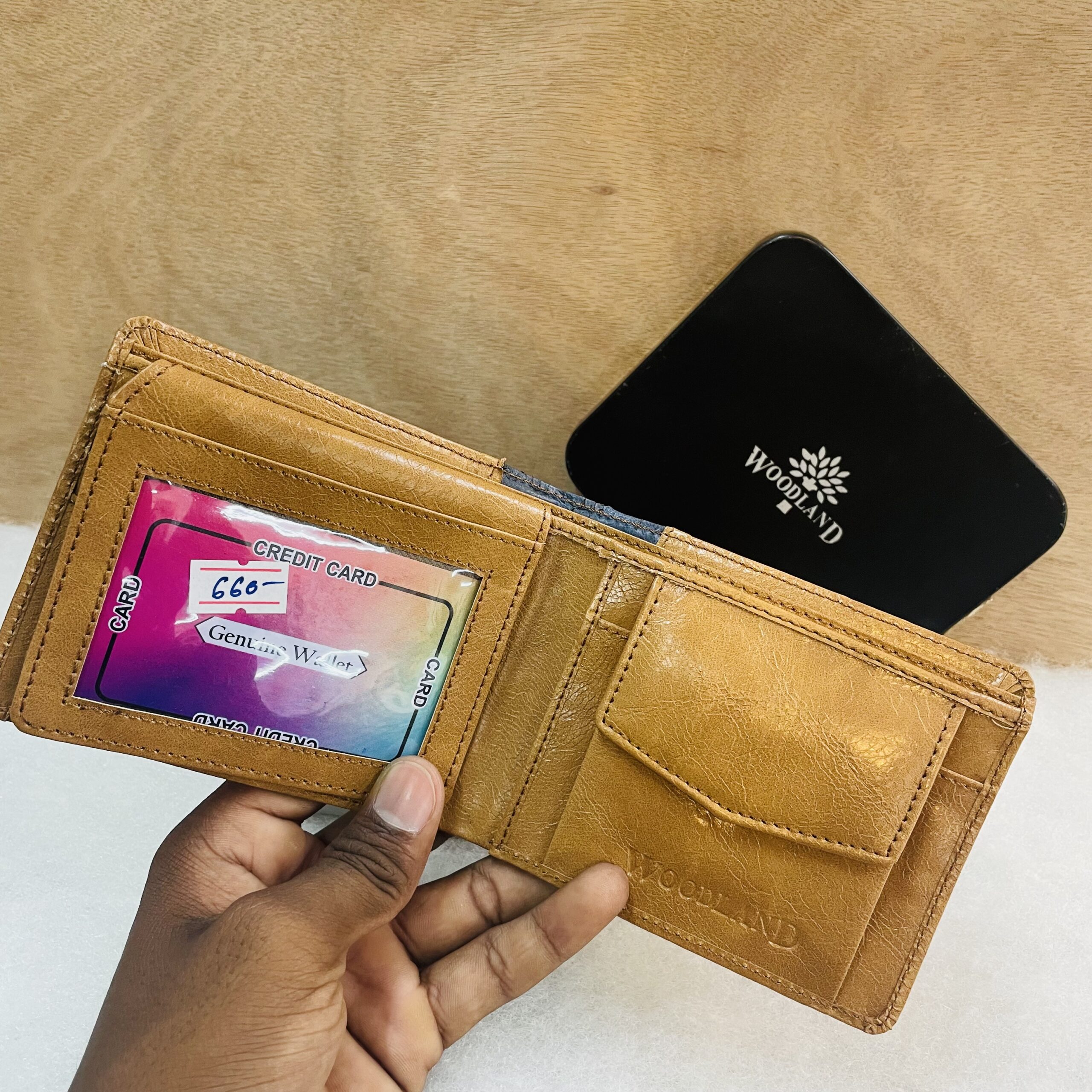 Simple Card Wallet // Woodland - Bexar Goods Co.